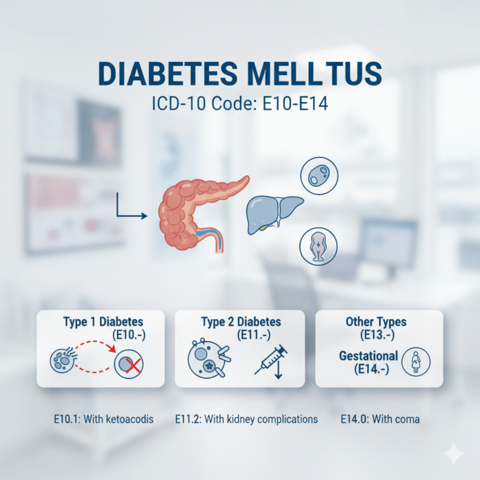Diabetes mellitus icd 10