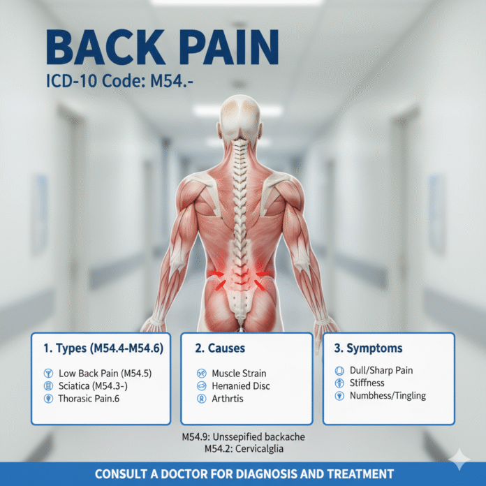 Back pain icd 10