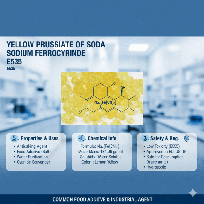 Yellow prussiate of soda
