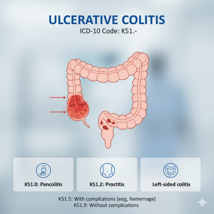 Ulcerative colitis icd 10