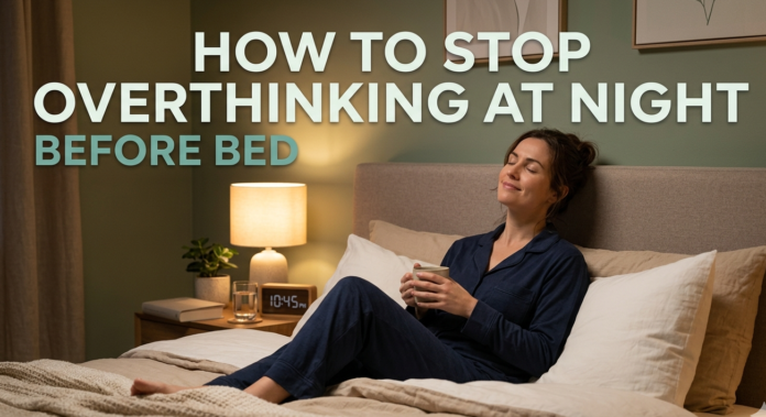 How to Stop Overthinking at Night Before Bed