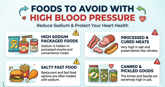 Foods to Avoid with High Blood Pressure