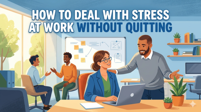 How to Deal with Stress at Work Without Quitting