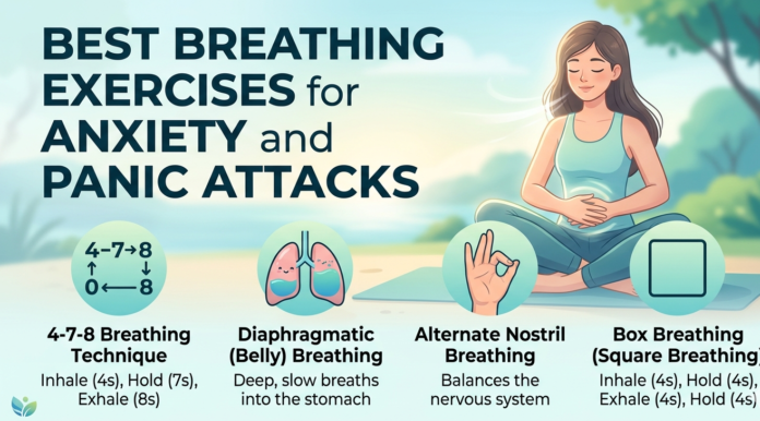 Best Breathing Exercises for Anxiety and Panic Attacks