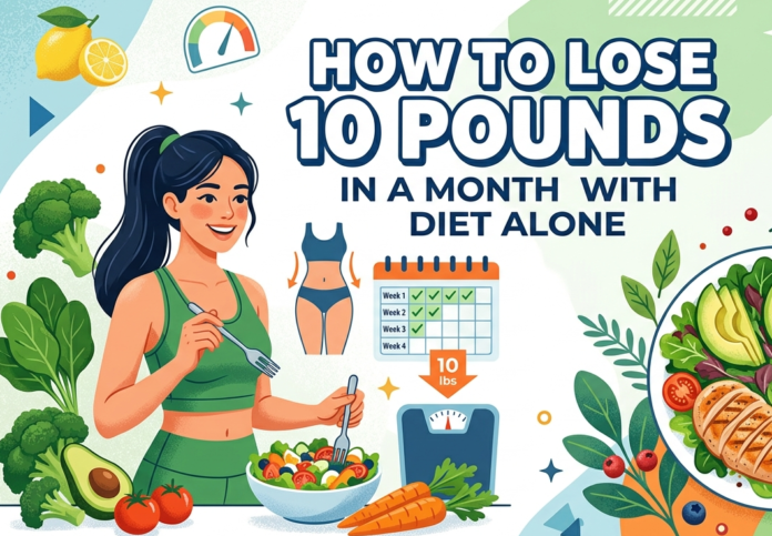 How to Lose 10 Pounds in a Month with Diet Alone