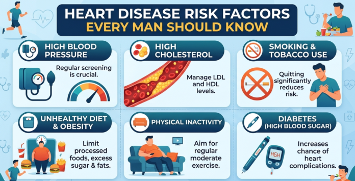 Heart Disease Risk Factors Every Man Should Know