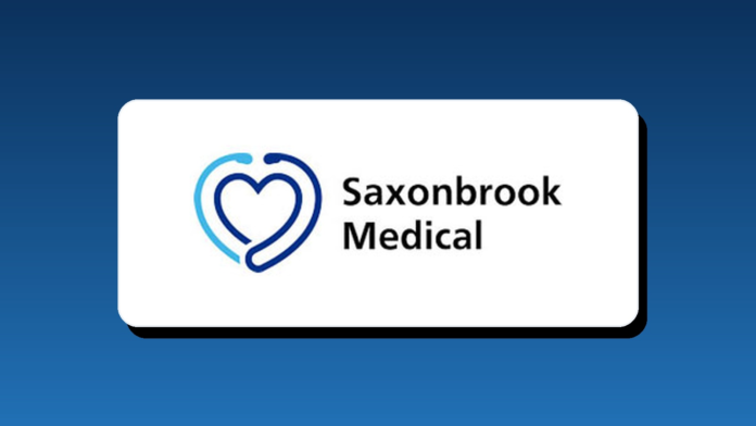 The Saxonbrook Medical identity used by the local GP practice. Image sourced from the Saxonbrook Medical website.